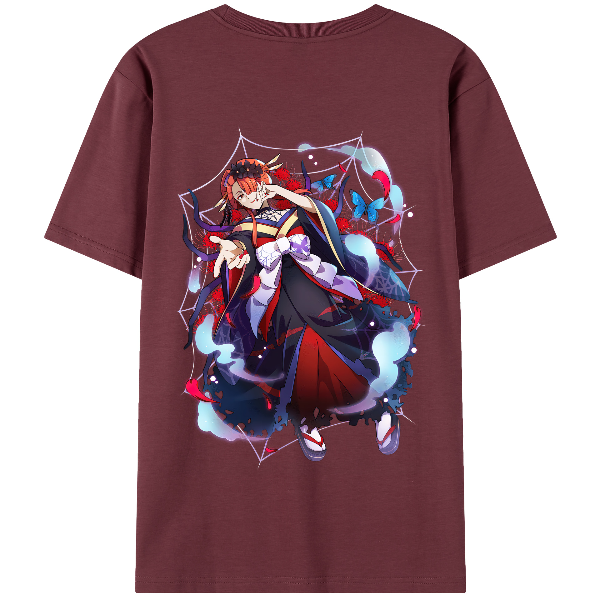 （画像用） 文豪ストレイドッグス Bungo Stray Dogs 綿100％半袖Tシャツ（背面プリント）